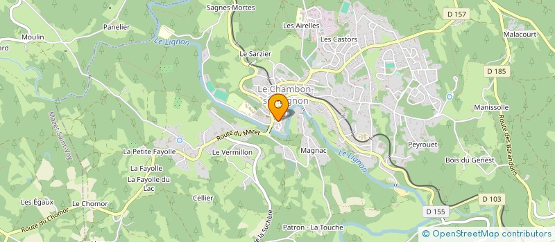 localisation de l'entreprise MONSIEUR MARC VEY à LE CHAMBON-SUR-LIGNON