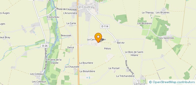 localisation de l'entreprise MONSIEUR MARC VEYRET  LEMERE