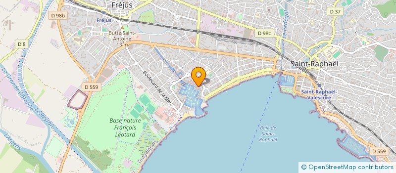 localisation de l'entreprise MONSIEUR MARC VEZY à FREJUS