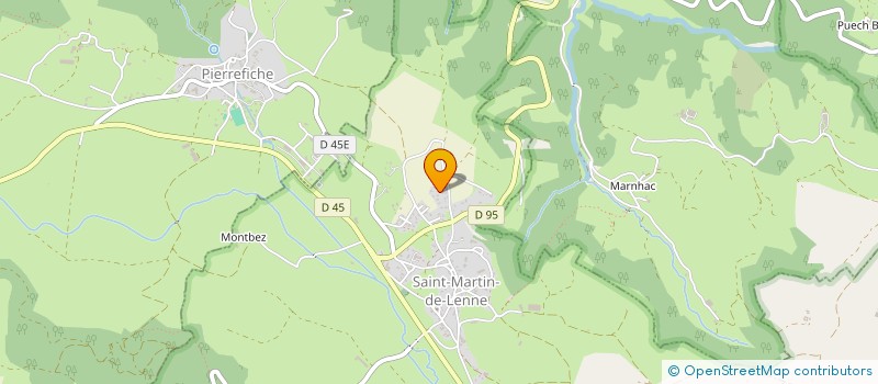 localisation de l'entreprise MONSIEUR MARC VIDAL  SAINT-MARTIN-DE-LENNE