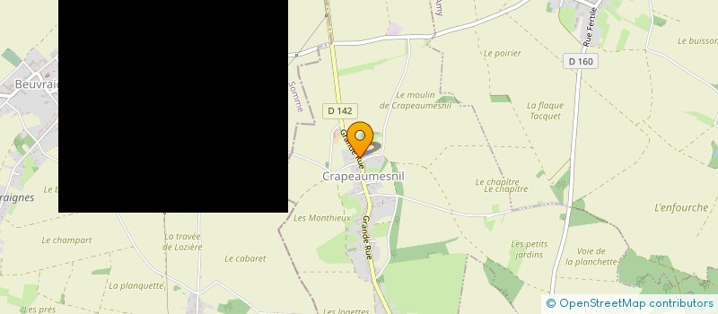 localisation de l'entreprise MONSIEUR MARC VIEILLE  CRAPEAUMESNIL