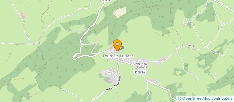 localisation de l'entreprise MONSIEUR MARC VIEILLE  FOURNETS-LUISANS