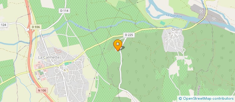 localisation de l'entreprise MONSIEUR MARC VIGNAUD  DIONS