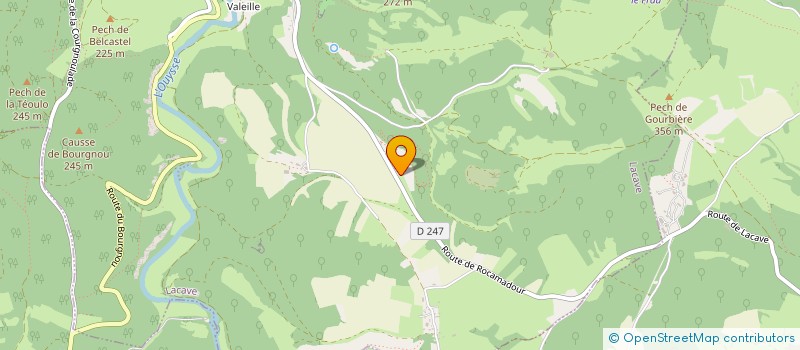 localisation de l'entreprise MONSIEUR MARC VILARD  LACAVE