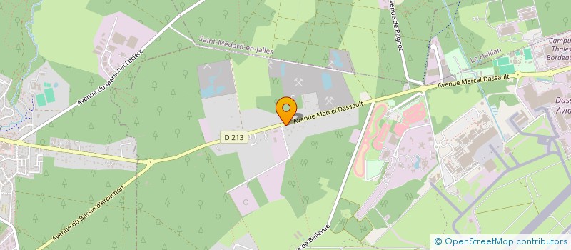 localisation de l'entreprise MONSIEUR MARC VILLA  MERIGNAC