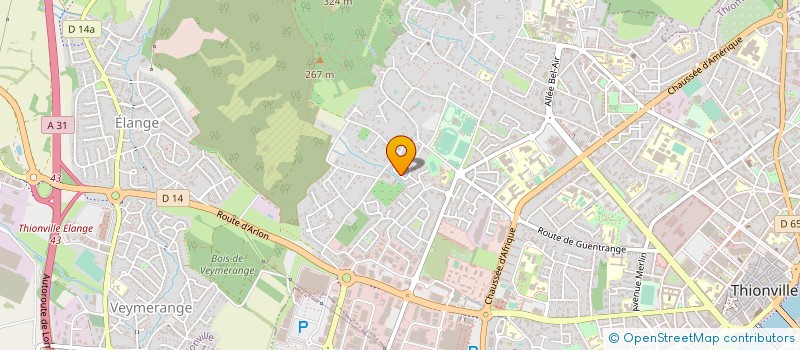 localisation de l'entreprise MONSIEUR MARC VILLANI  THIONVILLE