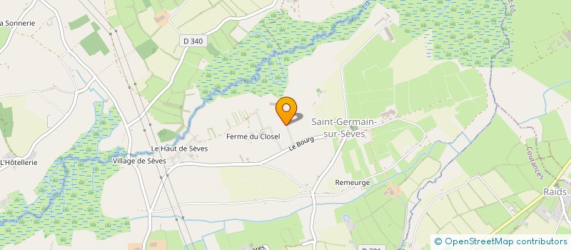 localisation de l'entreprise MONSIEUR MARC VILLARD  SAINT-GERMAIN-SUR-SEVES