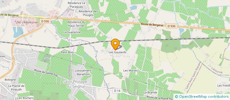 localisation de l'entreprise MONSIEUR MARC VILLEMIANE à SAINT-AVIT-SAINT-NAZAIRE