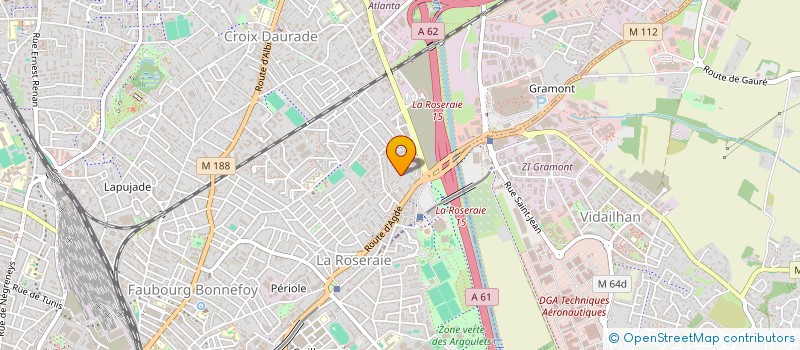 localisation de l'entreprise MONSIEUR MARC VILLETELLE à TOULOUSE
