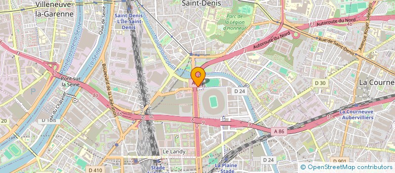 localisation de l'entreprise MONSIEUR MARC VILUS à SAINT-DENIS