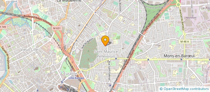 localisation de l'entreprise MONSIEUR MARC VINCENT à LILLE