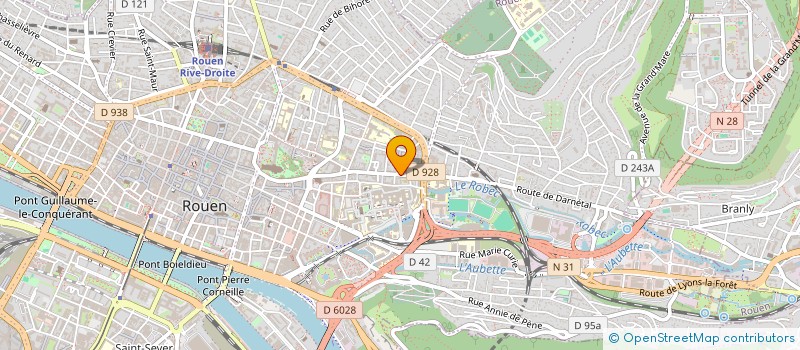 localisation de l'entreprise MONSIEUR MARC-VINCENT DELYON  ROUEN