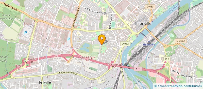 localisation de l'entreprise MONSIEUR MARC VINCIGUERRA  THIONVILLE