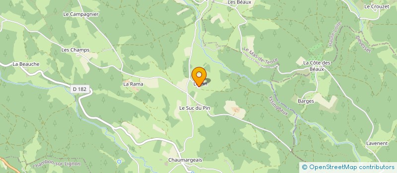 localisation de l'entreprise MONSIEUR MARC VIVAT à TENCE