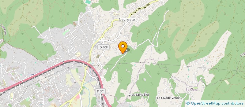 localisation de l'entreprise MONSIEUR MARC VIVIANI à CEYRESTE