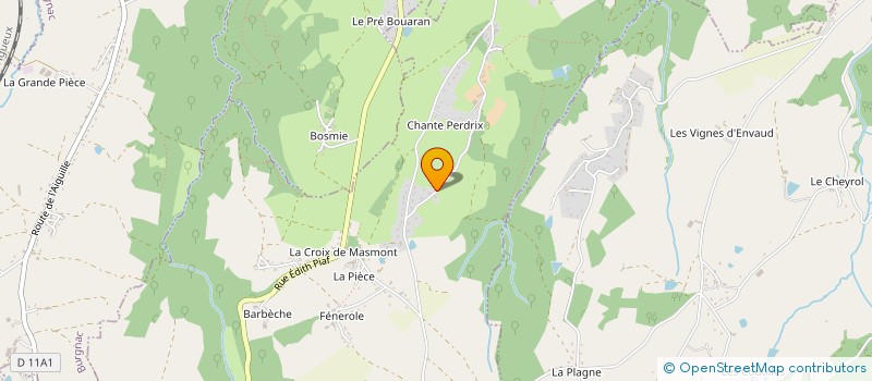 localisation de l'entreprise MONSIEUR MARC VIVIER à JOURGNAC