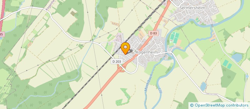 localisation de l'entreprise MONSIEUR MARC VOEGEL  KOGENHEIM