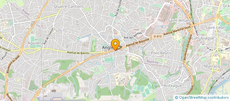 localisation de l'entreprise MONSIEUR MARC VOISIN  ANGLET