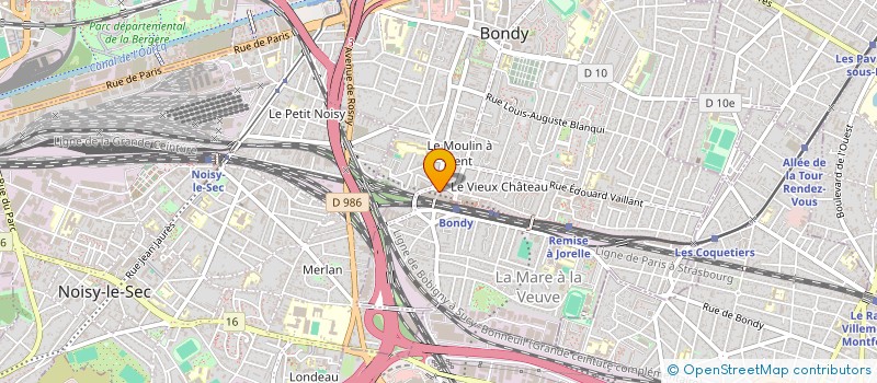 localisation de l'entreprise MONSIEUR MARC VOLFINGER  BONDY