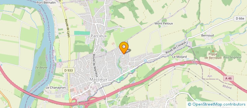 localisation de l'entreprise MONSIEUR MARC VOYNNET  MASSIEUX