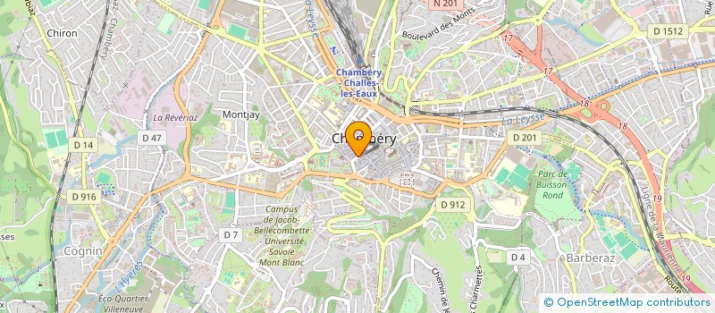 localisation de l'entreprise MONSIEUR MARC VUILLERMOZ  CHAMBERY