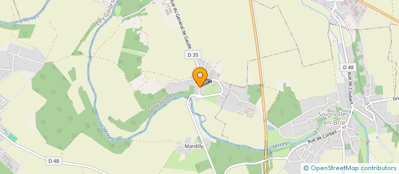 localisation de l'entreprise MONSIEUR MARC-WALTER BROCA  GRISY-SUISNES