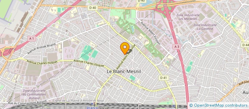 localisation de l'entreprise MONSIEUR MARC WANDERSTEIN  DRANCY