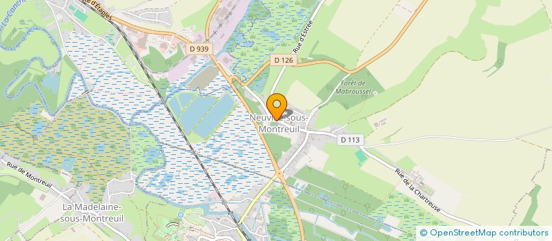 localisation de l'entreprise MONSIEUR MARC WARD  NEUVILLE-SOUS-MONTREUIL