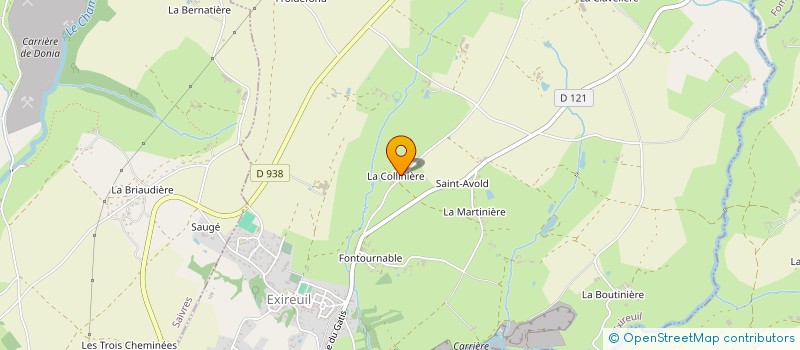 localisation de l'entreprise MONSIEUR MARC WEIDMANN  EXIREUIL