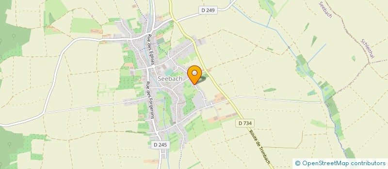 localisation de l'entreprise MONSIEUR MARC WEISSBECK  SEEBACH