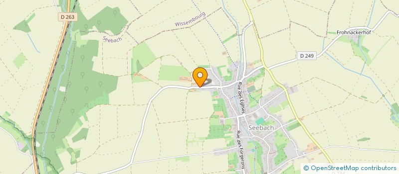 localisation de l'entreprise MONSIEUR MARC WERNHER  SEEBACH
