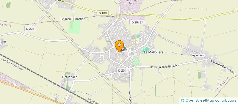 localisation de l'entreprise MONSIEUR MARC WINTERSTEIN  LA JARRIE