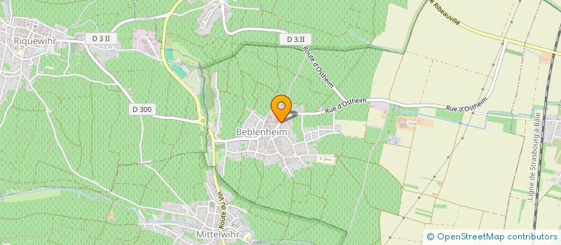 localisation de l'entreprise MONSIEUR MARC WIRTH  BEBLENHEIM