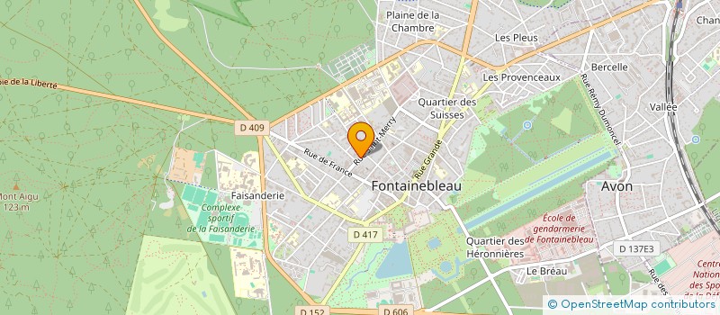 localisation de l'entreprise MONSIEUR MARC WISER à FONTAINEBLEAU