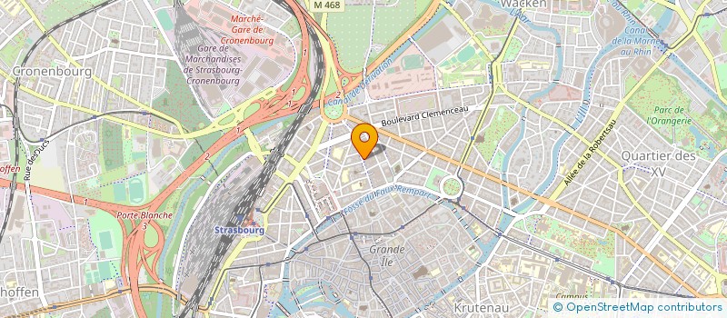 localisation de l'entreprise MONSIEUR MARC WYDRA à STRASBOURG