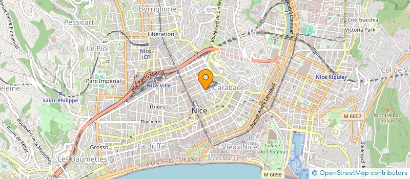 localisation de l'entreprise MONSIEUR MARC-YVES LE LANN à NICE