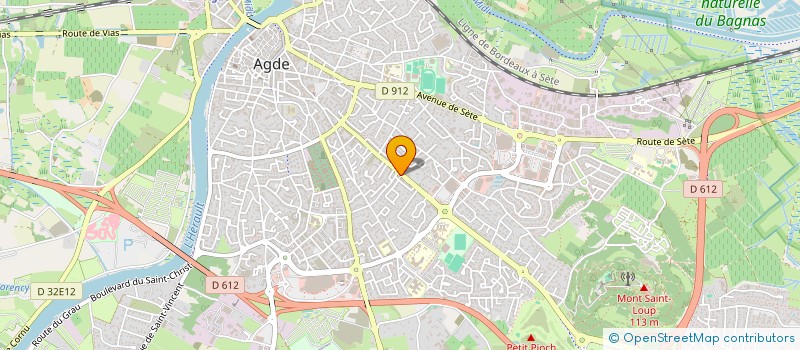 localisation de l'entreprise MONSIEUR MARC YVONNE à AGDE