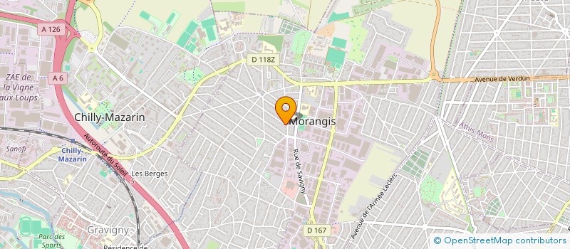 localisation de l'entreprise MONSIEUR MARC ZHOU à MORANGIS