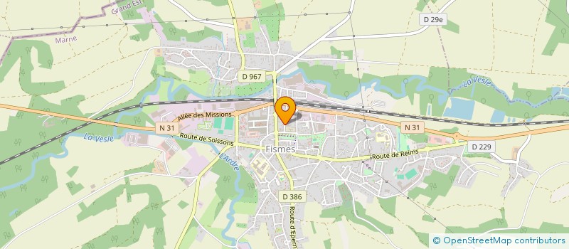 localisation de l'entreprise MONSIEUR MARC ZIEBA à FISMES