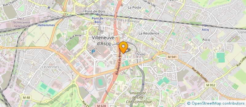 localisation de l'entreprise MONSIEUR MARC ZONGO  VILLENEUVE-D'ASCQ