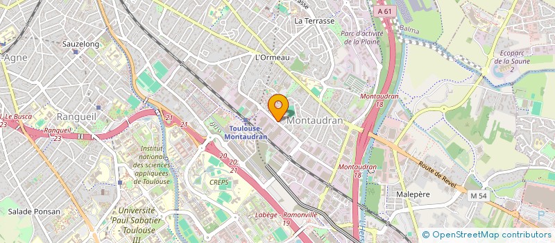 localisation de l'entreprise MONSIEUR MARC ZORDAN  TOULOUSE