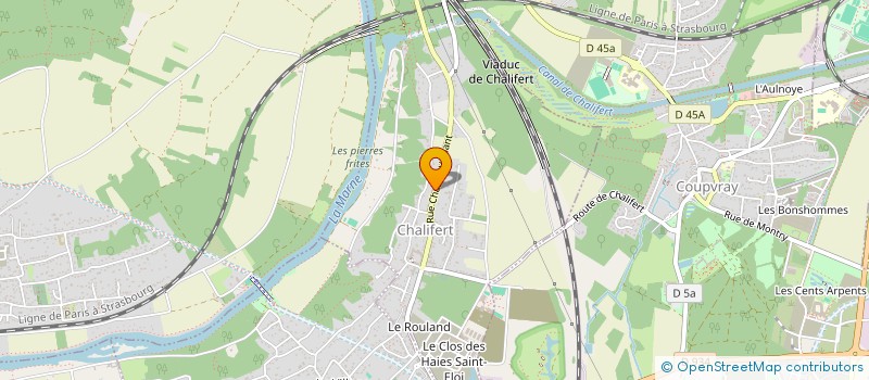 localisation de l'entreprise MONSIEUR MARCEAU AGEORGES  CHALIFERT