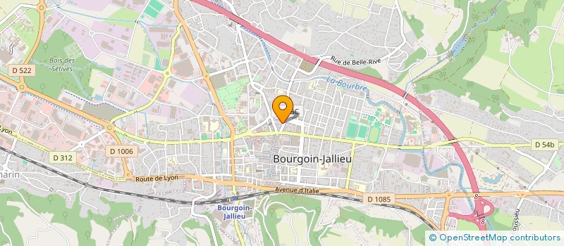 localisation de l'entreprise MONSIEUR MARCEAU BERNELIN à BOURGOIN-JALLIEU