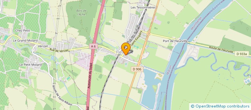 localisation de l'entreprise MONSIEUR MARCEAU BERNOUD  FLEURVILLE