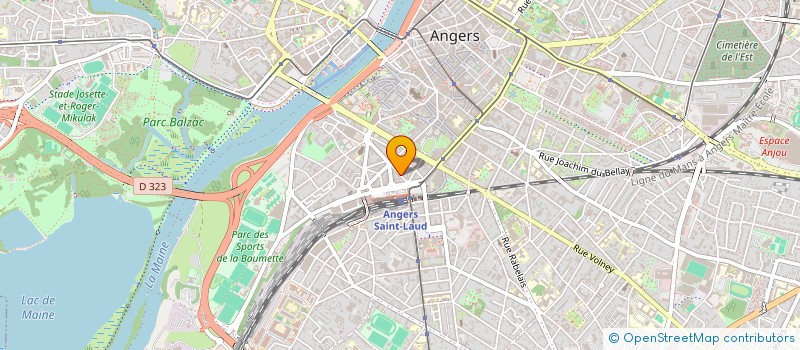 localisation de l'entreprise MONSIEUR MARCEAU BLANCHET à ANGERS