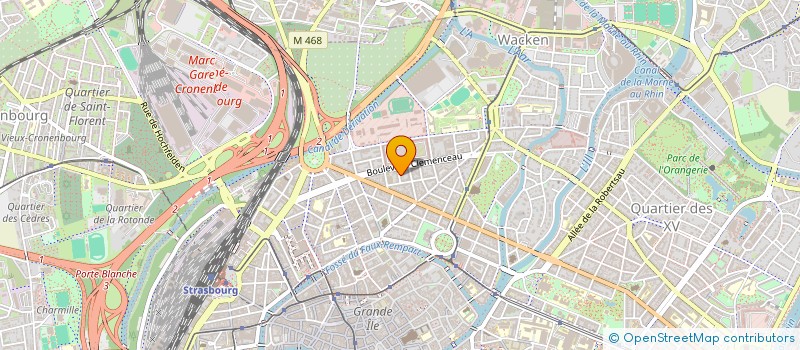 localisation de l'entreprise MONSIEUR MARCEAU BOUCHER  STRASBOURG