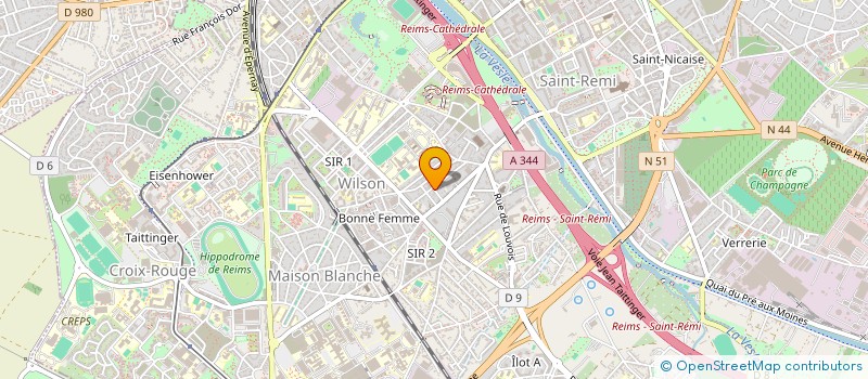 localisation de l'entreprise MONSIEUR MARCEAU BOUTARD  REIMS