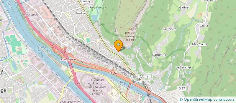 localisation de l'entreprise MONSIEUR MARCEAU COME  SAINT-MARTIN-LE-VINOUX