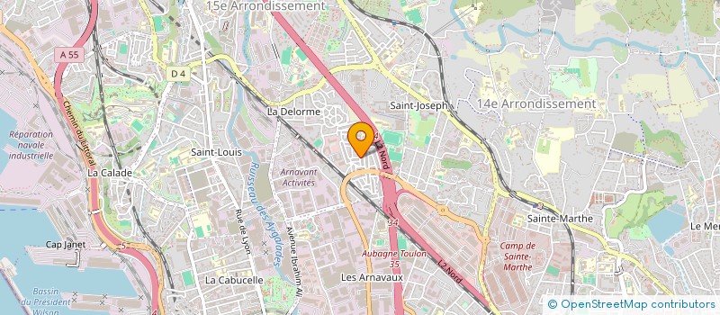 localisation de l'entreprise MONSIEUR MARCEAU DARMYN à MARSEILLE