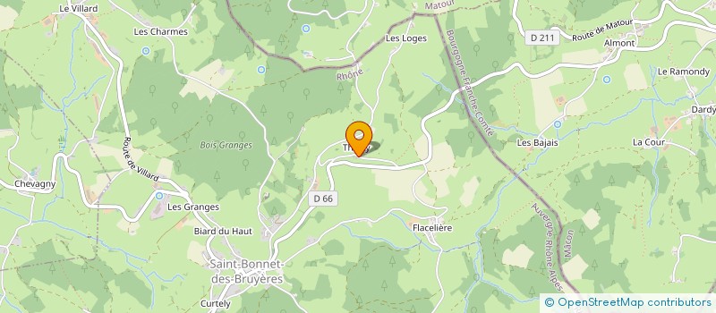 localisation de l'entreprise MONSIEUR MARCEAU DEBIESSE  SAINT BONNET DES BRUYERES